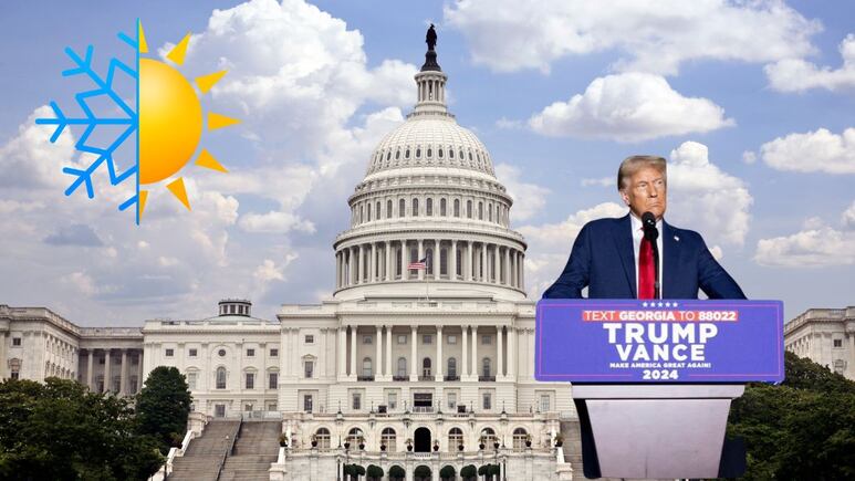 ¿Cuál será la temperatura en EEUU durante toma de posesión de Donald Trump a causa del vértice polar?
