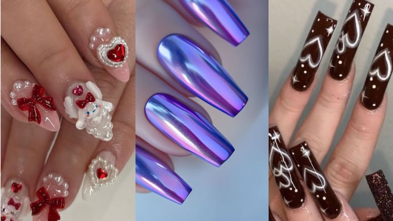 5 diseños de uñas que te transportarán a la época del 2000