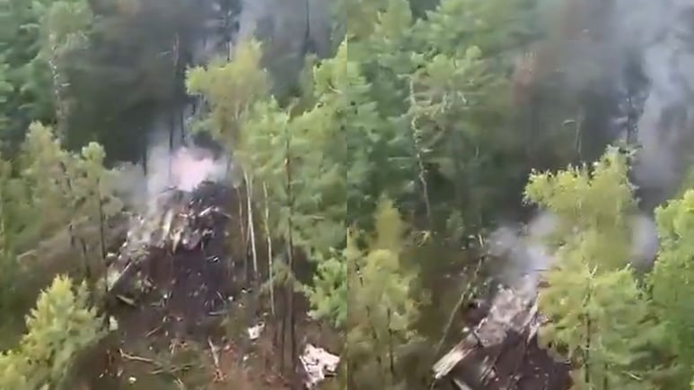 Caída de avión en Rusia deja un saldo de 49 personas muertas