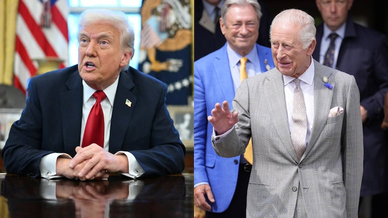 Rey Carlos III invita a Trump a una visita de Estado al Reino Unido en 2025