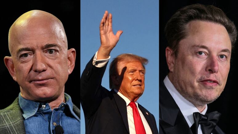 Ellos son los multimillonarios invitados a la toma de posesión de Donald Trump el 20 de enero 2025