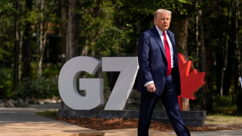G7: Donald Trump se irá de la cumbre esta noche; podría no concretarse reunión con Claudia Sheinbaum