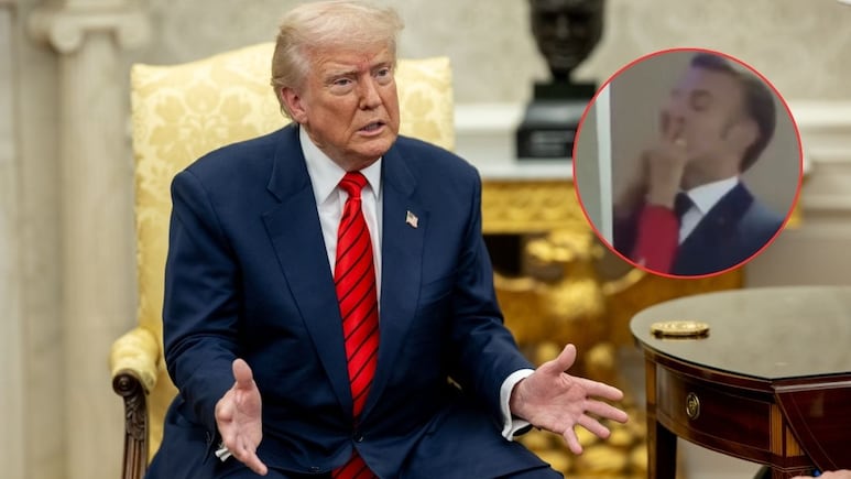 Donald Trump aconseja a Emmanuel Macron, tras la bofetada de su esposa que se hizo viral