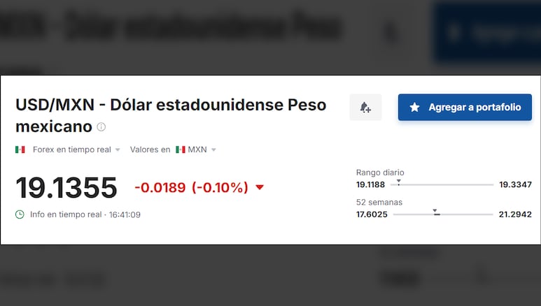 Valor del dólar en relación al peso mexicano hoy, 24 de junio de 2025.