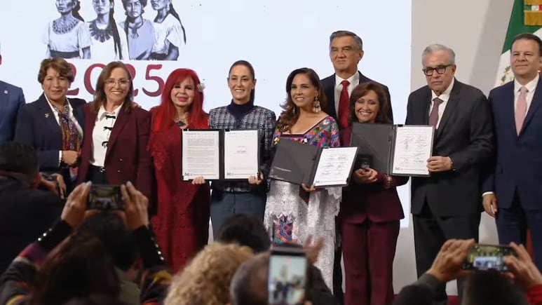 Sheinbaum y Ebrad firman acuerdo para “Polos del Bienestar” con gobernadores de México; estos son los estados que participan