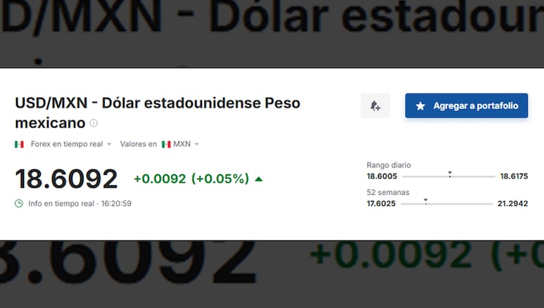 Valor del dólar en relación al peso mexicano hoy, 9 de julio de 2025.