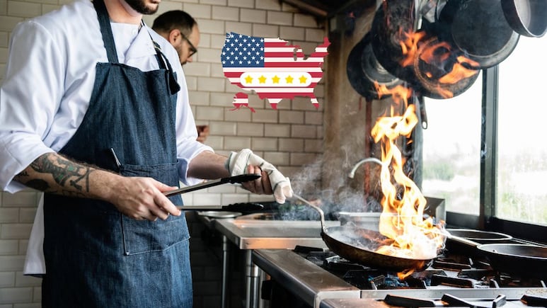 ¿Cuántos restaurantes hay con 3 estrellas Michelin en Estados Unidos?