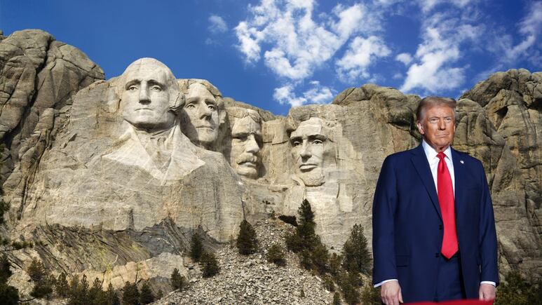 Congresista presenta legislación para añadir el rostro de Donald Trump en el Monte Rushmore