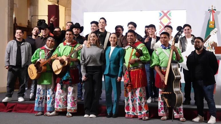 Así fue el emotivo homenaje de Claudia Sheinbaum a los migrantes mexicanos en EEUU