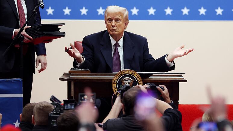 Así fue el discurso de Donald Trump dentro de la Capital One Arena