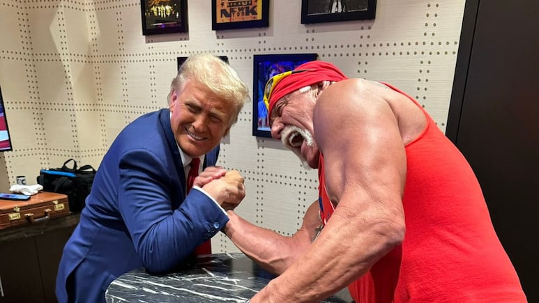 Trump lamenta muerte de Hulk Hogan; “Perdimos a un gran amigo hoy, Hulkster”