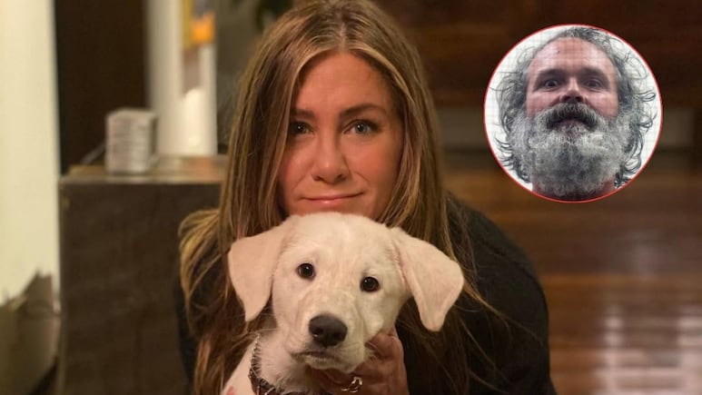 Acosador de Jennifer Aniston aparece semidesnudo en la corte y tras chocar contra su casa