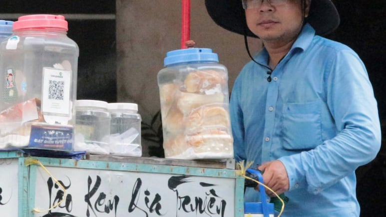 Vendedor ambulante.