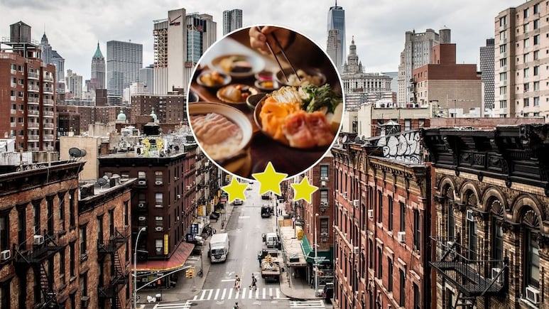 El mejor restaurante de NY para comer comida japonesa; cuenta con 3 estrellas Michelín