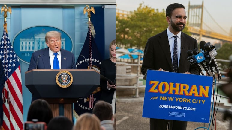 Donald Trump amenaza al candidato Zohran Mamdani con deportarlo y lo califica de “comunista”