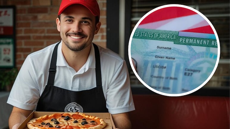 Cadena de pizzas en EEUU lanza EMPLEOS para latinos y les ayuda a obtener la Green Card; requisitos