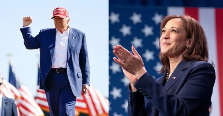Trump y Harris compiten en las elecciones del 5 de noviembre. Foto: Facebook de Donald J Trump y Facebook de Kamala Harris.