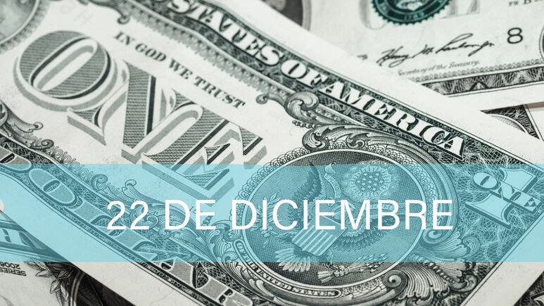 Precio del dólar HOY en México: domingo 22 de diciembre
