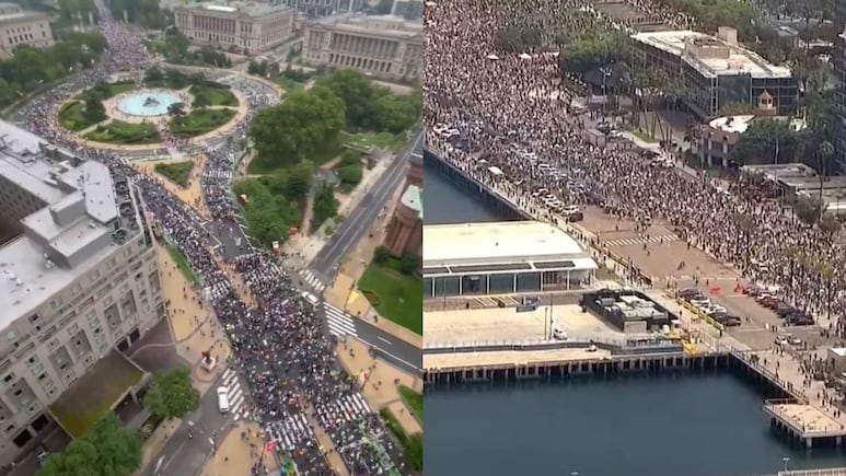 ‘No Kings’: Miles de manifestantes se reúnen en diferentes ciudades de Estados Unidos