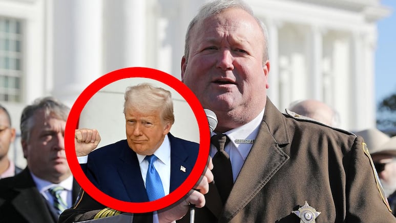 Sheriff Scott Jenkins, disculpado por el presidente Donald Trump.