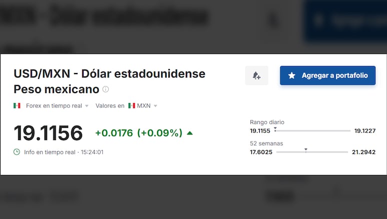 Valor del dólar en relación al peso mexicano hoy, 09 de junio de 2025.