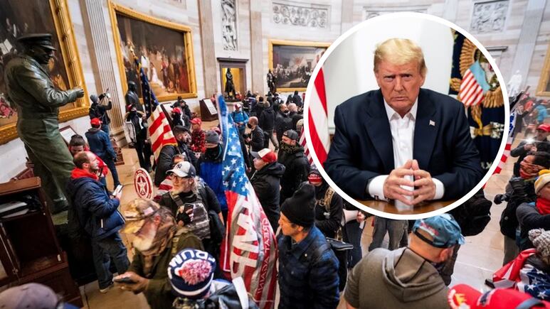 Revelan qué hacía Trump mientras sucedía la toma del Capitolio; “veía la tv y tomaba refresco”