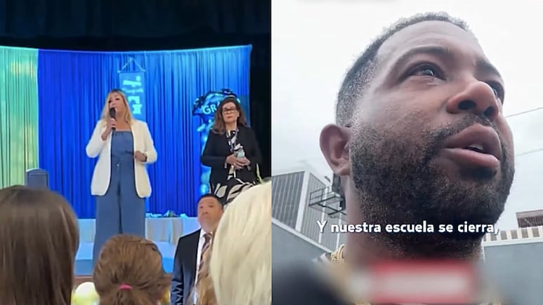 “Si quieren salir por atrás...”: Mujer alerta a padres latinos sobre presencia de ICE en graduación escolar