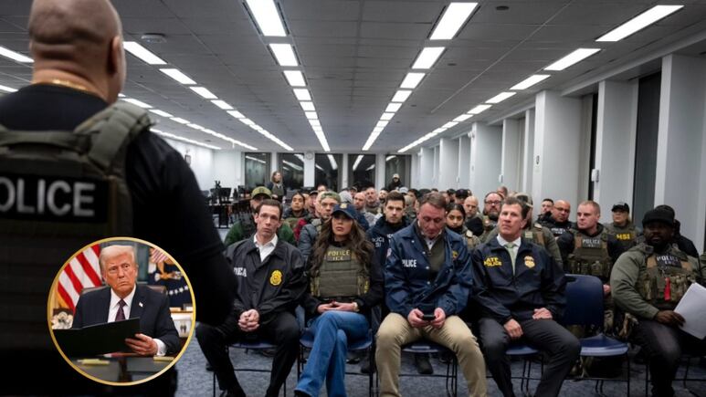 Gobierno de Trump reporta más de 1,179 arrestos y 853 órdenes de detención de migrantes