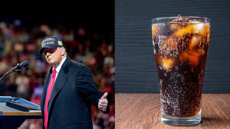 Revelan cuántas latas de refresco de cola bebe Donald Trump al día tras su regreso a la Casa Blanca