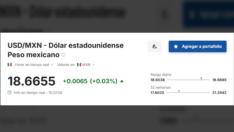 Valor del dólar en relación al peso mexicano hoy, 8 de julio de 2025.