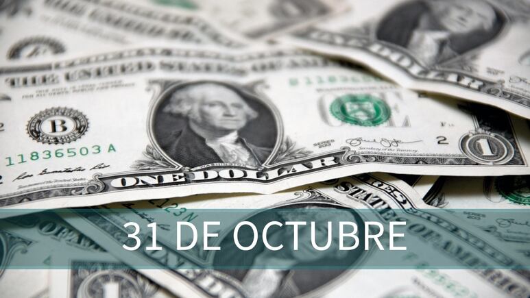 Precio del dólar HOY en México: jueves 31 de octubre