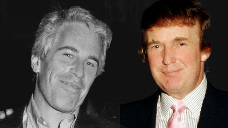Jeffrey Epstein y Donald Trump