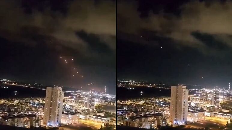 Irán ataca a Israel; suenan las alarmas antiaéreas en Tel Aviv por tres oleadas de misiles