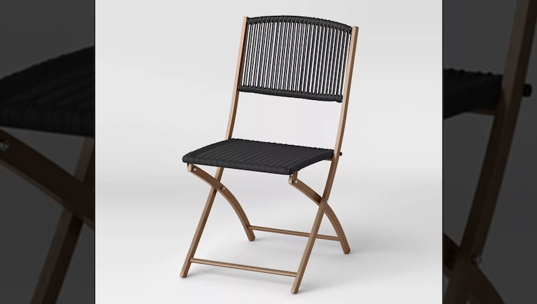 Purcell Patio Folding Chair Black Threshold.