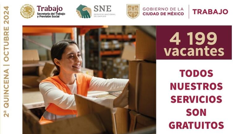 ¿Buscas empleo? CDMX lanza más de 4 mil vacantes con sueldos de hasta 40,000 pesos