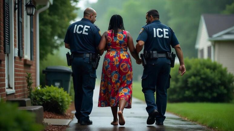 Mujer denuncia que ICE rompió la puerta de su casa y arrestó a su hija en Carolina del Norte
