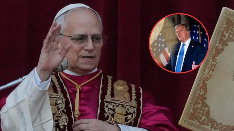 Donald Trump felicita al papa León XIV, el primer sumo pontífice estadounidense