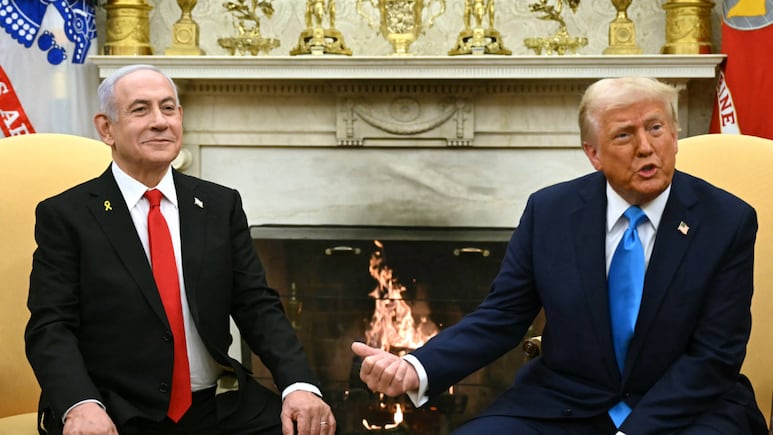 Donald Trump defendió a Benjamin Netanyahu, primer ministro de Israel, por llevarlo a la corte; “¡Suelten a Bibi!”