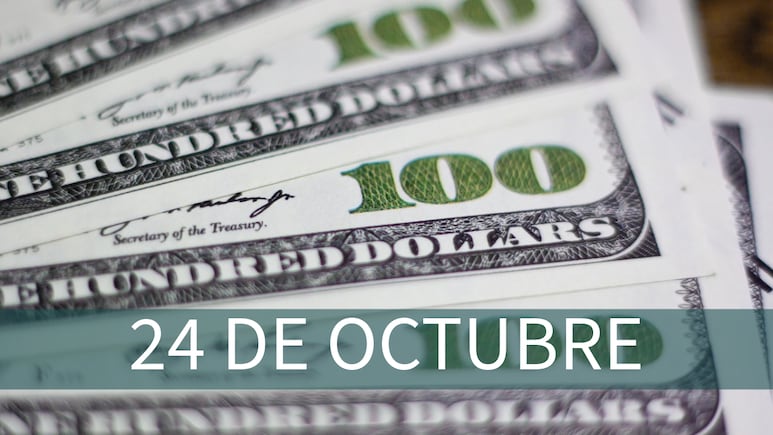 Precio del dólar HOY en México: jueves 24 de octubre