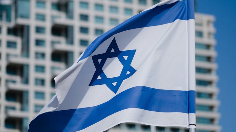 Bandera de Israel.