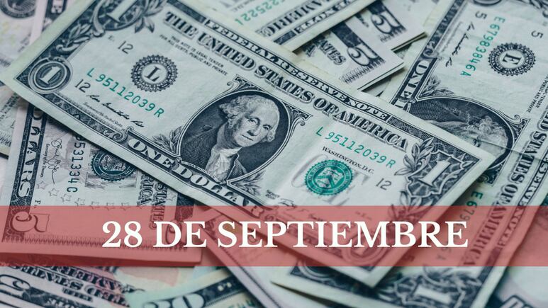 Precio del dólar HOY en México: sábado 28 de septiembre