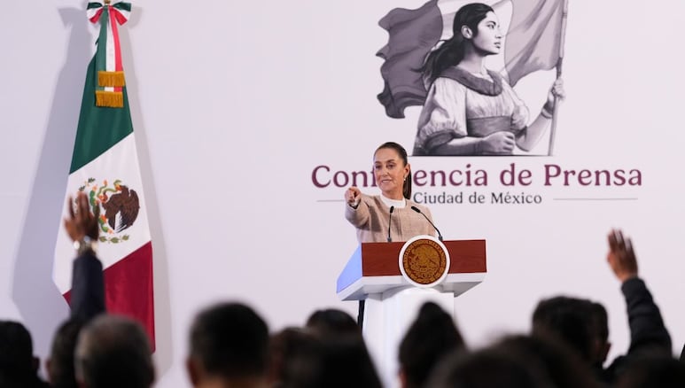 claudia sheinbaum en conferencia de prensa