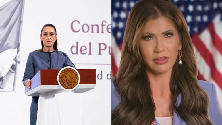 Claudia Sheinbaum responde a las declaraciones de Kristi Noem: “Condeno las manifestaciones violentas”