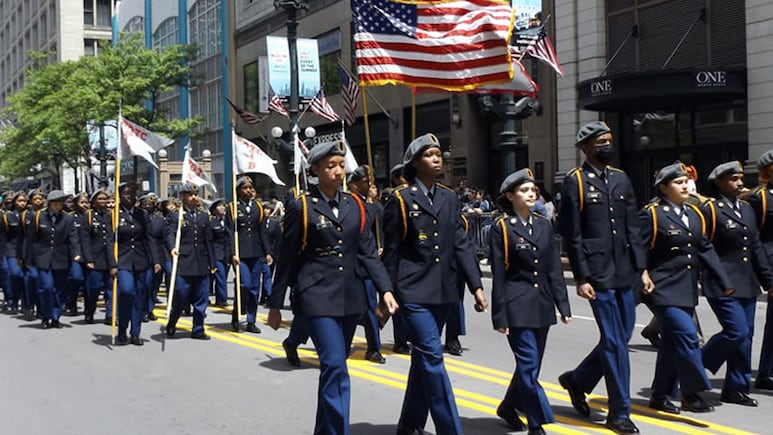 Desfile del Memorial Day en Chicago, Illinois