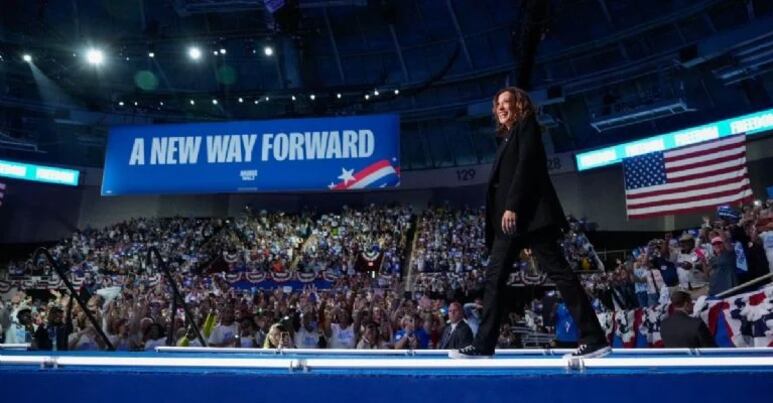 Kamala Harris es la candidata del Partido Demócrata. Foto X: @KamalaHarris
