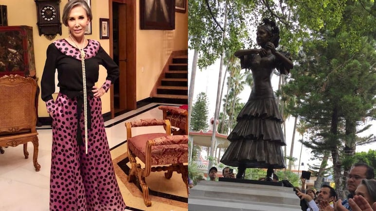 ¿Podría ser retirada la estatua de Florinda Meza en Juchipila, su tierra natal? Esto se sabe