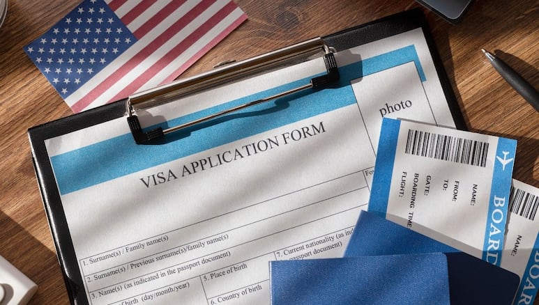 Formulario DS-160 para aplicar a la visa de Estados Unidos.