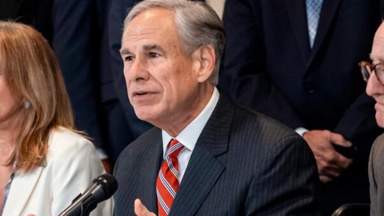 Greg Abbott, gobernador de Texas.