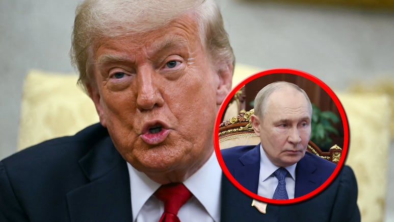 Donald Trump, presidente de Estados Unidos, y Vladimir Putin, presidente de Rusia.