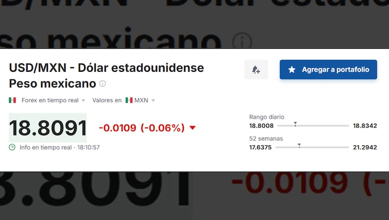 Valor del dólar en relación al peso mexicano hoy, 16 de julio de 2025.